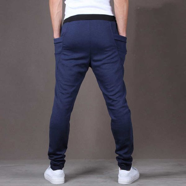 2020 calças masculinas casuais de bolso grande hip hop calças de harém de qualidade outwear calças de moletom casuais masculinas joggers calças masculinas drop shipping x0723