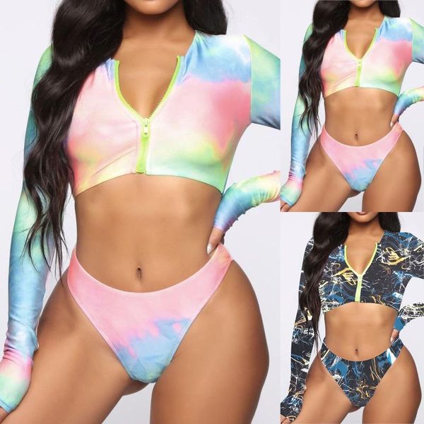 

women's swimwear two-piece fashion bikini set women swimsuit bandeau bandage high waist push-up brazilian solid 2021, White;black