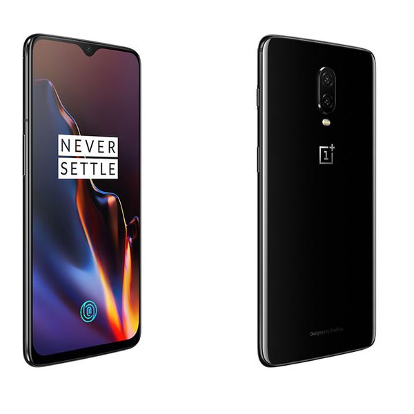 Original Oneplus 6T 4G LTE-Handy 6 GB RAM 128 GB ROM Snapdragon 845 Octa Core 20 MP AI NFC 3700 mAh Android 6,41 Zoll Vollbild-Fingerabdruck-ID-Gesichts-Smart-Handy