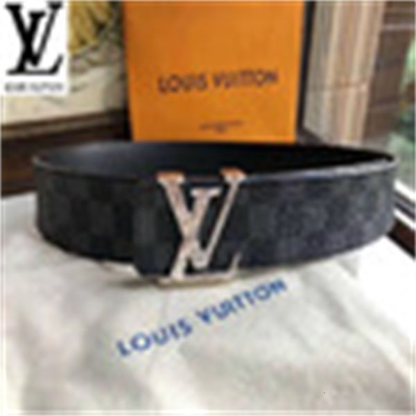 

brand designer luxury belt vintage plaid ancient silver letter buckle men's casual authentic official mens belts for men women belt wit