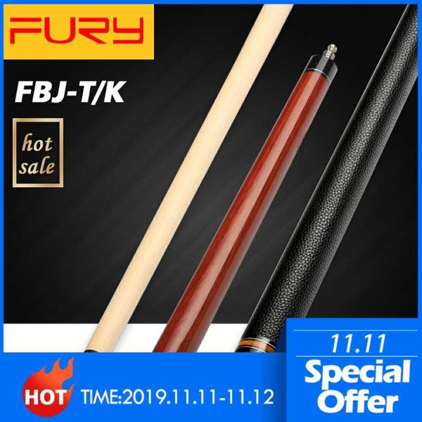 

original fury fbj t/k billiard punch&jump cue professional maple shaft billard break&jump with excellent gifts cues