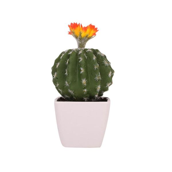 

cactus bonsai plant living room home decoration fake flower artificial plants plastic ball deskwithout pot decorative flowers & wreaths