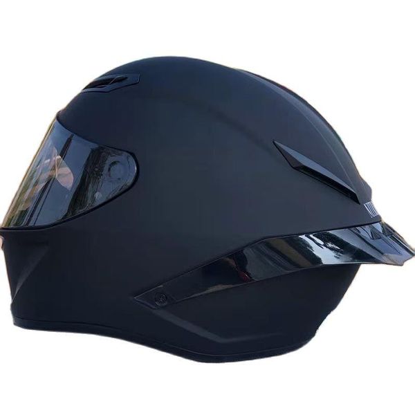 

motorcycle helmets helmet open face big spoiler men and women summer scooter motorbike black hat