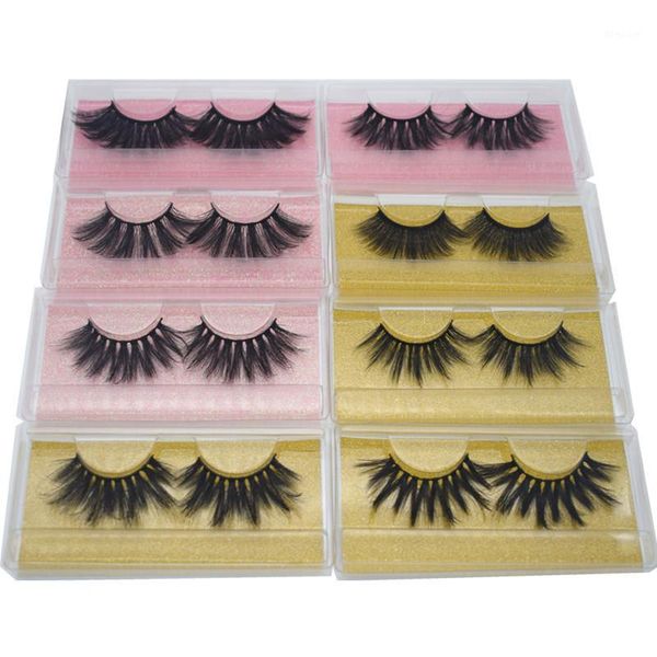 

20mm 25mm 3d faux mink eyelashes false lashes soft natural thick fake extension beauty tools1