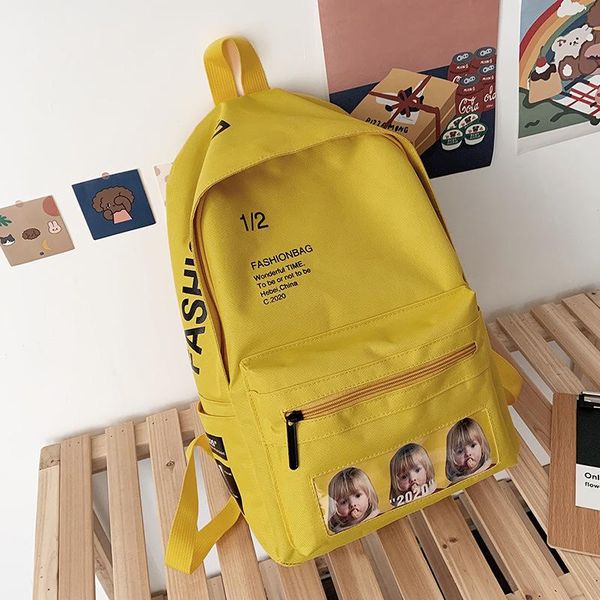 

school bags fashion for teenage girls student backpack women nylon bookbags large capacity high schoolbag 2021