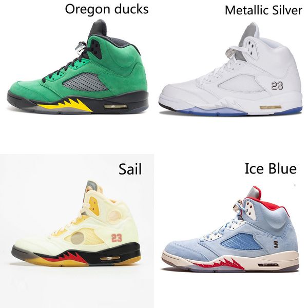 

new 5 alternate grape black grape mens basketball shoes 5s sail metallic silver men women trainers sports sneakers 40-46 23rhnp