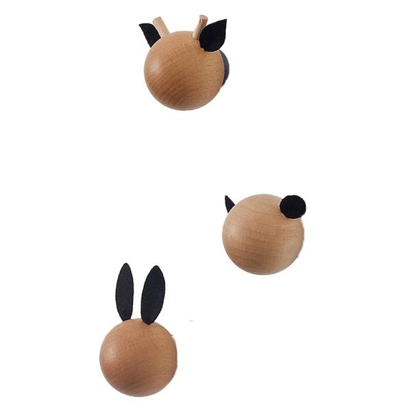 

hangers & racks children bedroom wall decoration non perforated animal head hanging clothes hook creative hanger