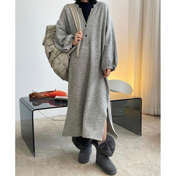 

casual dresses 2021 lkee dress women, Black;gray