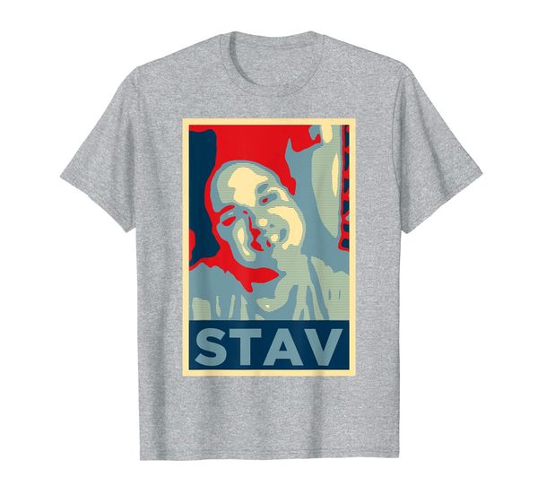 

"stav: no hope" shirt, White;black