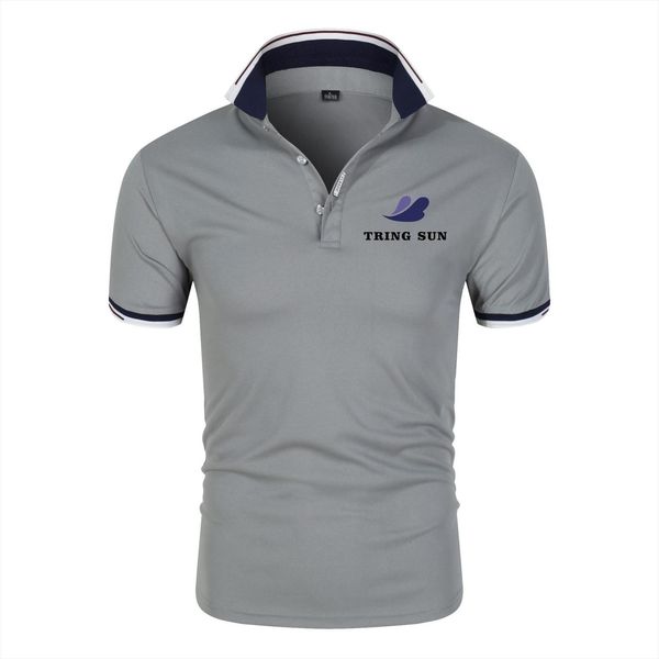 

short sleeve shirt breathable men polo cotton golf tennis plus size summer, White;black