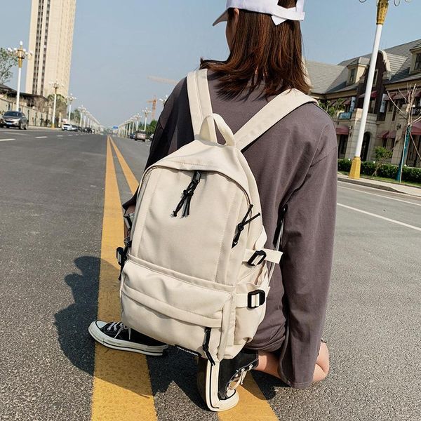 

large capacity schoolbag for teenage girls travel bag lovely book mochila multiple pocket waterproof nylon women backpack
