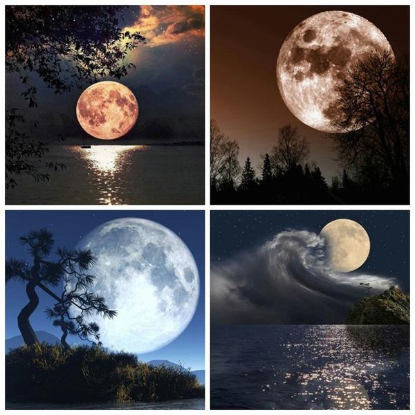 

diamond painting paint with diamonds 5d diy full square landscape mosaic moon picture of rhinestone decor home