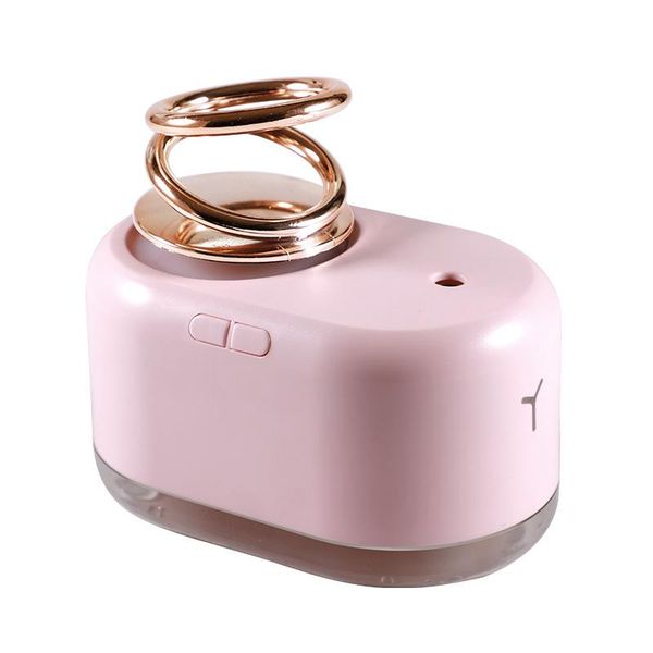 

humidifiers usb diffuser rotate double ring fogger mist maker portable air humidifier color night lamp aroma ultrasonic led for home office