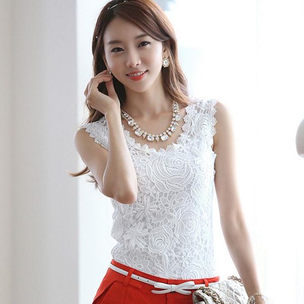 

big size 6xl casual tank v neck solid white lace woman camis render sleeveless camisole plus women's tanks &