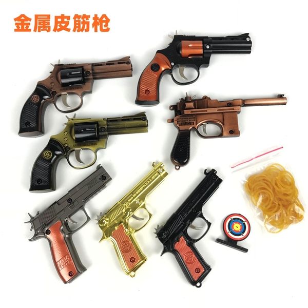 

rubber lighter shell mauser c96p92 chicken alloy weapon model rubber band gun