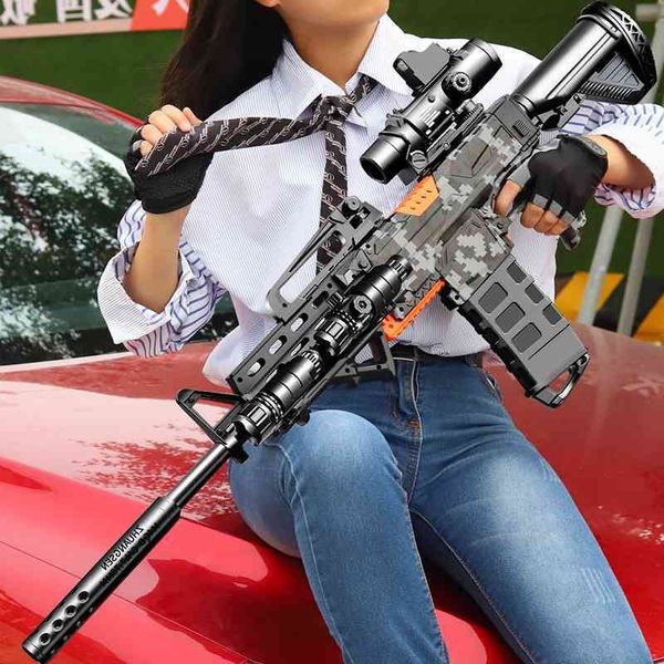 

electric continuous firing m416 soft bullet can launch boys' outdoor combat submachine simulation toy gun model