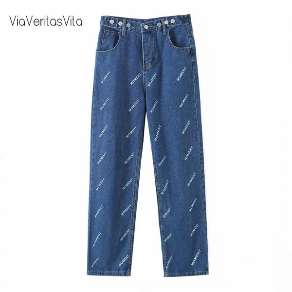 

women's jeans summer 2021 womens boyfriend trousers high waist chic denim pants straight blue korean black
