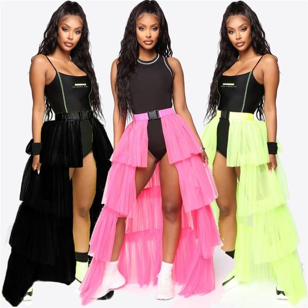 

skirts women girl slim high waist sequin tassel safety shorts playful tutu long & short, Black