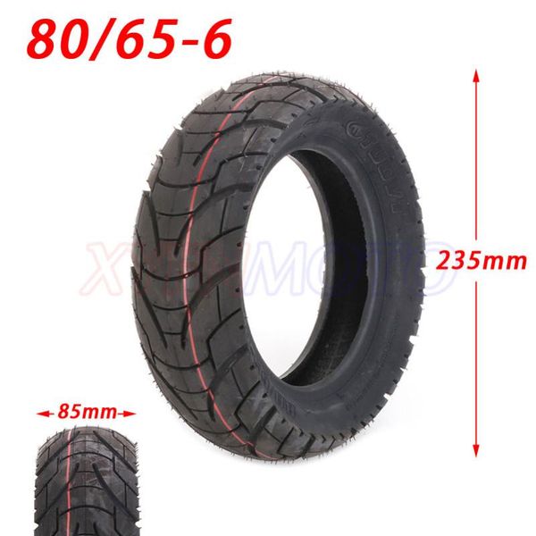 

motorcycle wheels & tires 80/65-6 outer tire inner electric scooter refitted thick vacuum road dirt bike mini moto