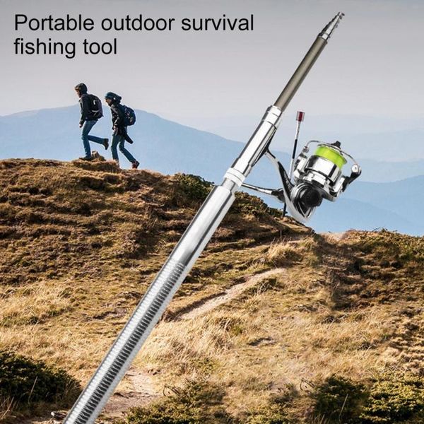 

boat fishing rods portable 1m rod anti-slip mini outdoor spinning pole for sea