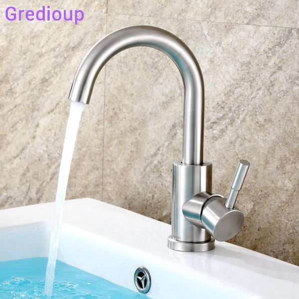 

bathroom sink faucets wash basin taps cold water faucet stainless steel mixer tap fixtures deck mount torneira alta