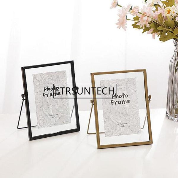 

frames and mouldings 20pcs nordic geometric metal glass po frame creative wall decoration decorative picture 6 inch