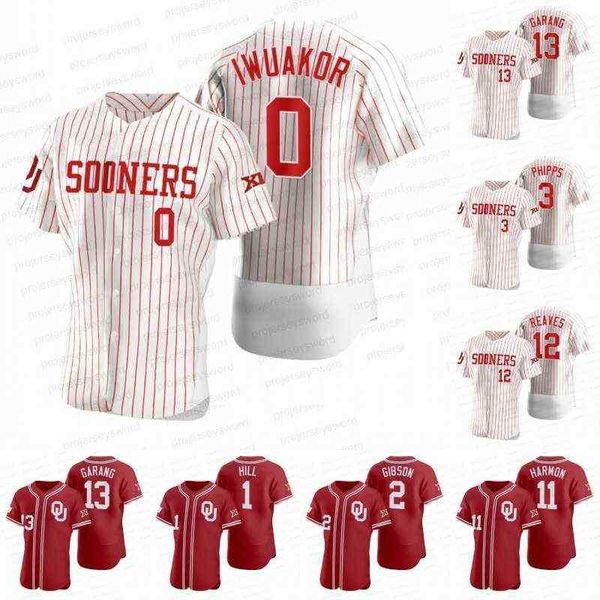 

Mens Oklahoma Sooners Victor Iwuakor College Baseball Jersey Jalen Hill Umoja Gibson Trey Phipps De'Vion Harmon Austin Reaves Anyang Garang, 11 red