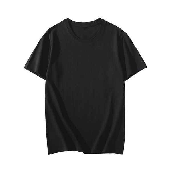

100% cotton wear t shirt summer spring short sleeve o neck casual style 210706, White;black