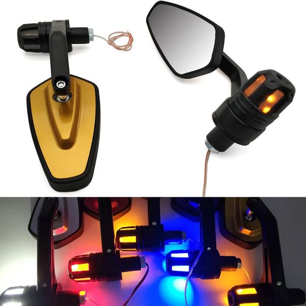 

motorcycle mirrors rearview mirror with led signal light handle for suzuk gsxs 1000 rgv 250 gsr 600 750 gsxr1000 gsxr1100