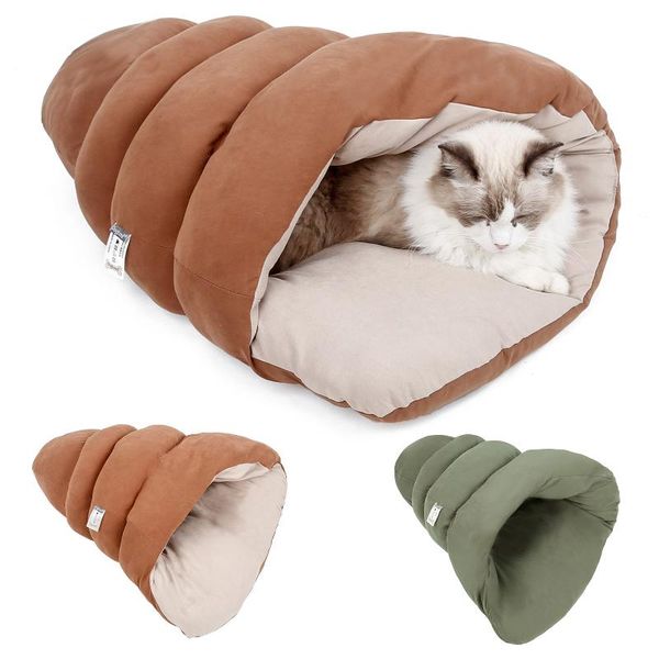 

cat beds & furniture cave bed snail shape home for small cats house pets sleeping pet