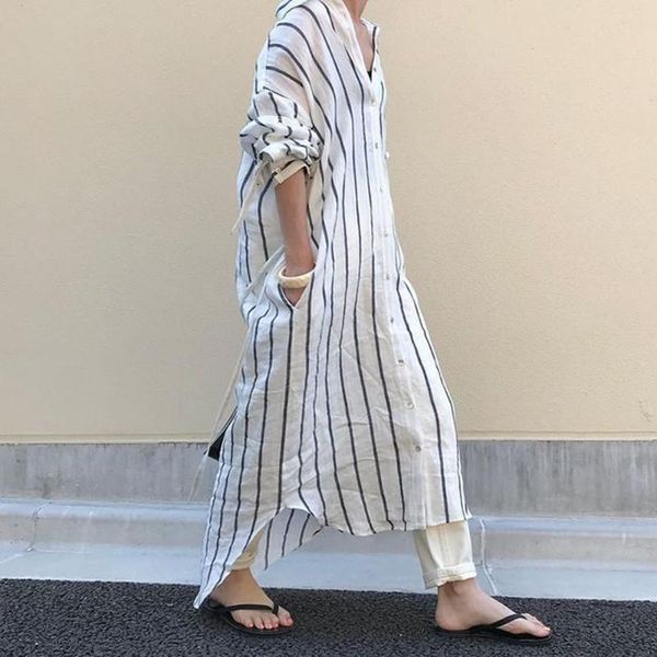 

casual dresses 2021 design fashion streetwear stylish maxi women shirtdresses long sleeve patchwork floor-length women's dress, Black;gray