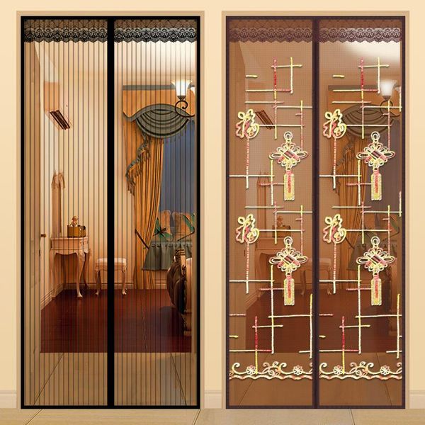 

curtain & drapes hands magnetic screen door full frame hook loop bug mesh keep bugs mosquitos out