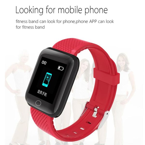 

smart bracelet 5 colors tft screen 1.44 inches smartband fitness traker sport waterproof band for men women wristbands