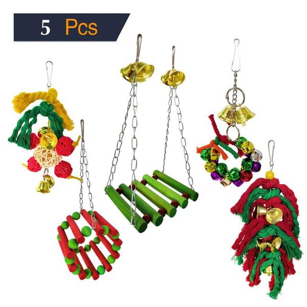 

other bird supplies parrot toys swing with colorful wood beads bunches for budgie lovebirds conures birds a