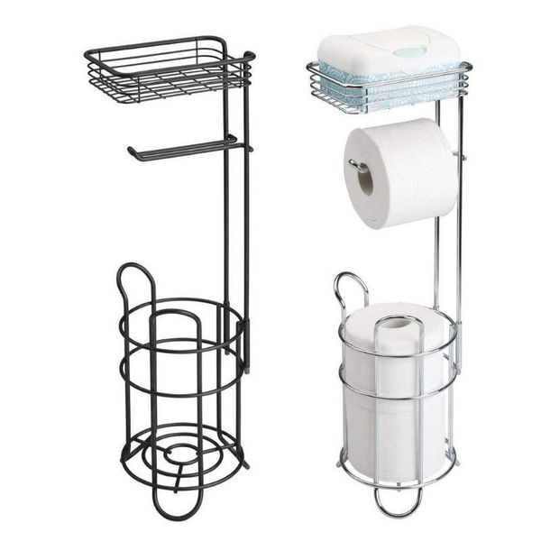 

toilet paper holders holder stand upgrade standing bathroom tissue