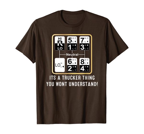 

Trucker Truck Driver Gear Shift Pattern T-shirt, Mainly pictures