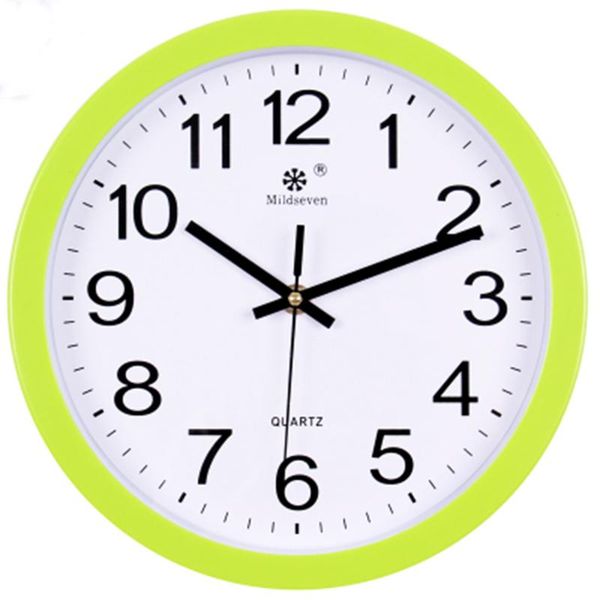 

modern design silent wall clock glass reloj de cocina plastic large digital study watches home decor bb50w clocks