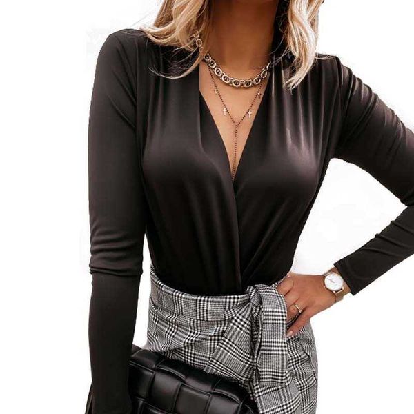 

womens and blouses summer print v-neck long sleeve elegant office ladies shirts casual fashion plus size blouse femme 210608, White