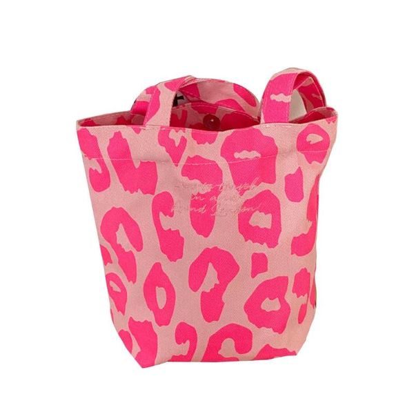

evening bags 066f large capacity leopard print canvas shoulder bag casual tote shopping handbag