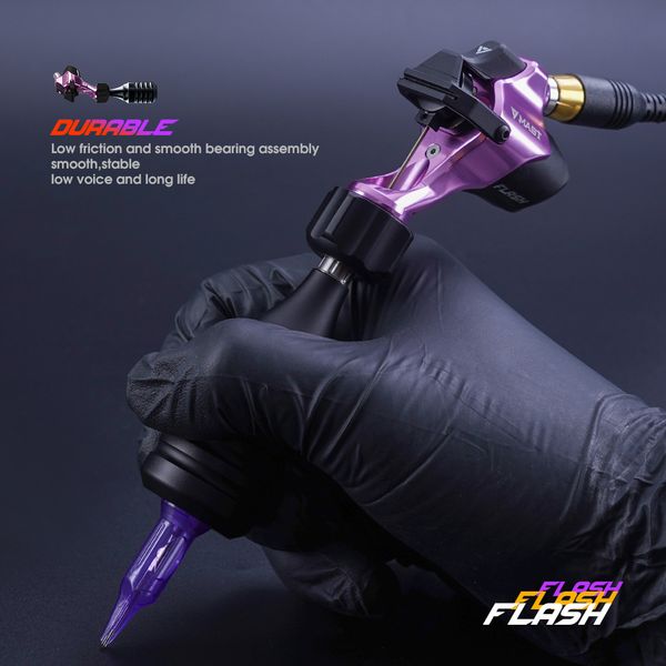 

cherry pink mast flash rotary tattoo machine rca cord coreless motor liner shader tattoo suppliesscouts