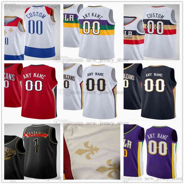 

custom printed basketball 14 brandon williamson ingram alexander-walker 5 eric bledsoe kira lewis wenyen gabriel naji marshall james nunnall, Black;red