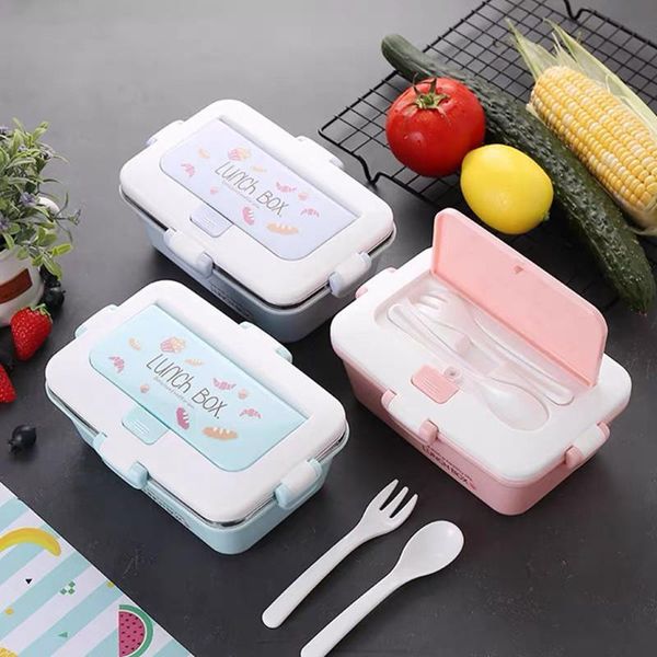 

dinnerware sets healthy material lunch box 304 stainless steel fresh article bento boxes microwave storage container lunchbox