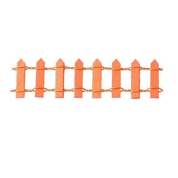 

fencing, trellis & gates 10pcs mini wood micro landscape fence miniature diy house fairy garden plant decoration bonsai ornament(mixed