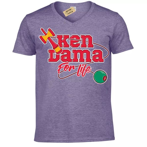 

kendama fÃ¼r leben t-shirt herren v-ausschnitt, White;black