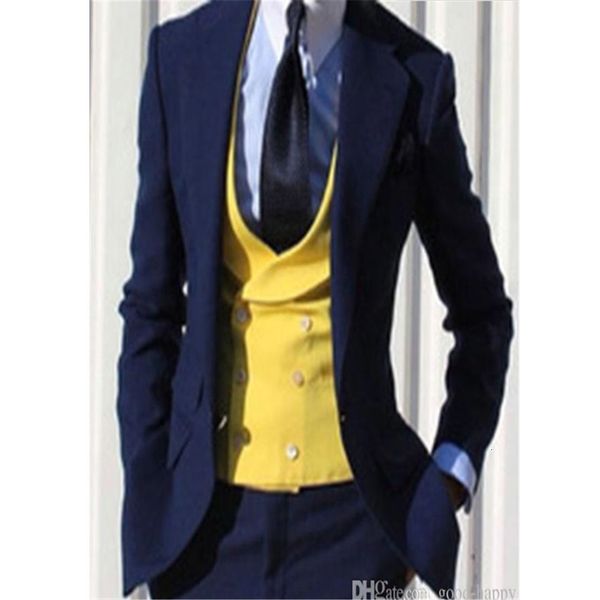 

men's suits & blazers ny royal blue fit of groom's formal male tuxedos businessmen wear wedding prom dinner custom-made suits (jac, White;black