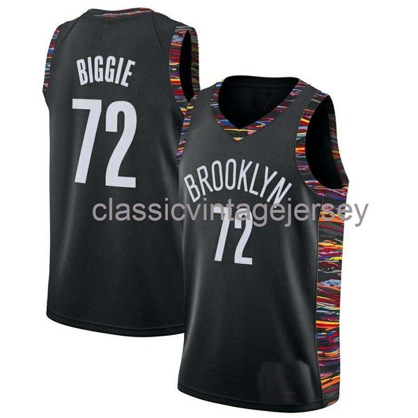 

custom biggie #72 black 201920 jersey stitched mens women youth xs-6xl ncaa