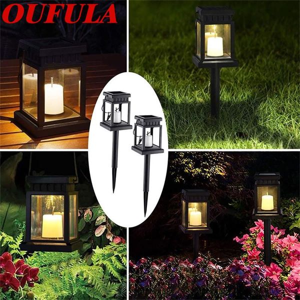 

product solar carrying lantern candle ip44 lawn lights garden decoration lamps