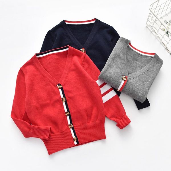 

cardigan kids boys sweater for children autumn winter boy cotton jacket baby knitted clothes toddler, Blue