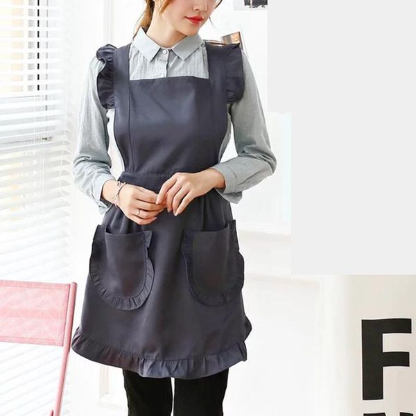 

fashion simple florist apron canvas coffee shops kitchen aprons for cooking baking restaurant bbq bib cleaning tools