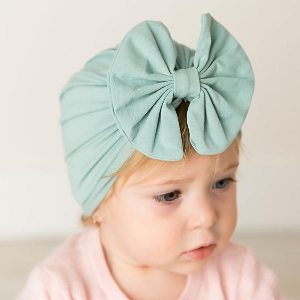 

caps & hats baby hat kids bow cap born girls beanie turban infant props, Yellow